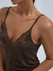 Seamless Basic Top Lace in Umber Brown