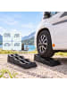 relaxdays 2 x Stufenkeil in Schwarz - (B)21,5 x (H)12 x (T)61 cm
