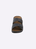 Franken-Schuhe Pantolette in dunkelblau