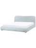 Beliani Doppelbett BLAGNAC in Blau - (W) 200 x (H) 98 x (L) 228 cm
