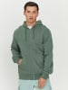 MAZINE Kapuzensweatjacke Burwood Zipper in jade