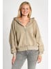 ZHRILL Hoodie ZHODA ZIP OLIVE in OLIVE