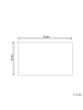 Beliani Fußmatte TAZLINA in Bunt - (W) 45 x (L) 75 cm