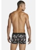 Jack & Jones Trunks 'Flower' 3er Pack in schwarz