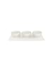 Villeroy & Boch 4-tlg. Dipschälchen-Set Manufacture Rock in Weiß – in weiß