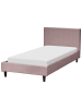 Beliani Bettrahmenbezug FITOU in Rosa - (W) 100 x (H) 75 x (L) 214 cm