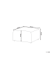 Beliani Ottomane FALSTERBO in Beige - (W) 75 x (H) 44 x (L) 74 cm