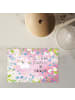 Mr. & Mrs. Panda Puzzle Einhorn Happy mit Spruch in Rot Pastell