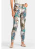 PETER HAHN Hose Trousers in PETROL/MULTICOLOR