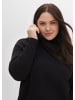 sheego Rollkragenshirt in schwarz