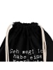 Mr. & Mrs. Panda Turnbeutel Geh weg! Ich habe... mit Spruch in Schwarz
