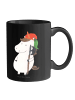 Mr. & Mrs. Panda Tasse Einhorn Bube ohne Spruch in Schwarz