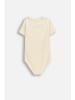 Coccodrillo Mädchen-Kurzarmbody in ecru