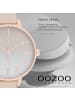 Oozoo Armbanduhr Oozoo Timepieces beige, weiß groß (ca. 42mm)