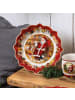 Villeroy & Boch Schale "Santa liest Wunschzettel" Toy's Fantasy ø 25 cm bunt in bunt