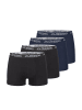 Kappa Kappa 4er Set Boxershorts in 2xSchwarz/2xNavy