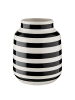Butlers Butlers Vase MALIKA in Schwarz / Weiß