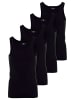 Götzburg Tank-Top 4Er Pack Nürnberg in schwarz-dunkel-uni