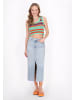 myMo Women Top in turquoise multicolor