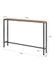 SoBuy Konsole in Natürliches Holzgrain - (W) 20 x (H) 80 x (L) 120 cm
