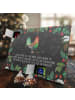 Mr. & Mrs. Panda Adventskalender Hahn Korn mit Spruch in Kreidetafel