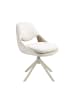Angel Cerdá Drehstuhl 4246 in Off-White / Creme – (B)54 x (H)85 x (T)66 cm