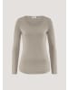 Hessnatur Softrib Longsleeve in taupe