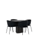 ebuy24 Schwarz 110 x 110 cm