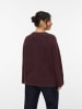 Vero Moda Strickpullover in Winetasting