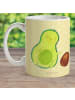 Mr. & Mrs. Panda Kindertasse Avocado Kern rollt ohne Spruch in Gelb Pastell