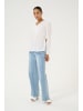 Kaffe Langarm-Bluse KAtammie Regular fit in Chalk