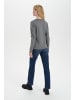 SAINT TROPEZ Strickjacke A8661, Classic fit in Mist Grey Melange
