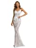 Moda Minx Abendkleid Larissa Long Dress in silver