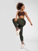 Hummel Hummel Tights Hmlmt Yoga Damen Atmungsaktiv Dehnbarem Feuchtigkeitsabsorbierenden Nahtlosen in CLIMBING IVY