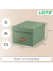 Leitz Archivbox Puro Mittel mit Deckel grün 2 Stück