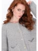 DreiMaster Women Cardigan in grey melange