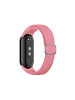xiaomi Geflochtenes Stoffarmband Xiaomi Mi Band 8 Armband Pink in Pink