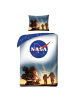 Nasa NASA Bettwäsche Set aus Baumwolle Bettdeckenbezug 140 × 200 cm mit in Blau