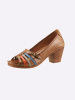 Gemini Pumps in cognac