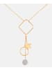 Diamant L'éternel Halskette aus 375 Gelbgold mit Diamant Stern