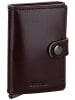 Secrid Geldbörse Premium Miniwallet+ Emboss Lin in Dark Brown