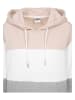 Urban Classics Sweat & Fleece - Hoodies in light rose/white/grey