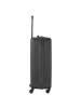 travelite Bali - 4-Rollen-Trolley L 77 cm (weiß/cognac) in anthrazit