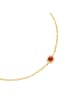 Glanzstücke München Armband aus Sterling Silber mit Granat in gelbgold