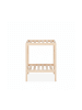 relaxdays Beistelltisch in Natur - (B)40 x (H)50 x (T)40 cm
