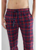 Tom Tailor Lange-Hose in rot-dunkel-Karo