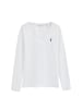 Polo Club T-Shirt WOMAN RIGBY GO TANDIE LONG SLEEVE REGULAR FIT in weiß