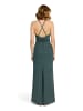 Vera Mont Abendkleid mit Cut-Outs in Dark Green/Grey