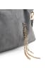 FREDs BRUDER Velvet Wild Schultertasche Leder 59 cm in dark grey