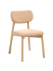 Beliani 2er-Set Esszimmerstuhl MILLS in Braun/Beige
